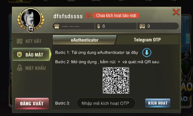 Kích Hoạt Bảo Mật Cho Tài Khoản Để Bảo Đảm An Toàn Tại B52 Club